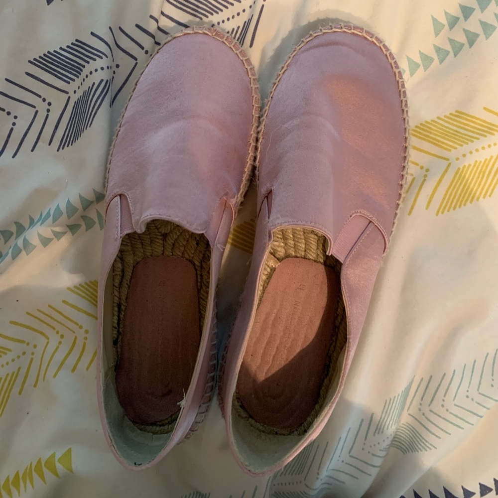 pink espadrilles